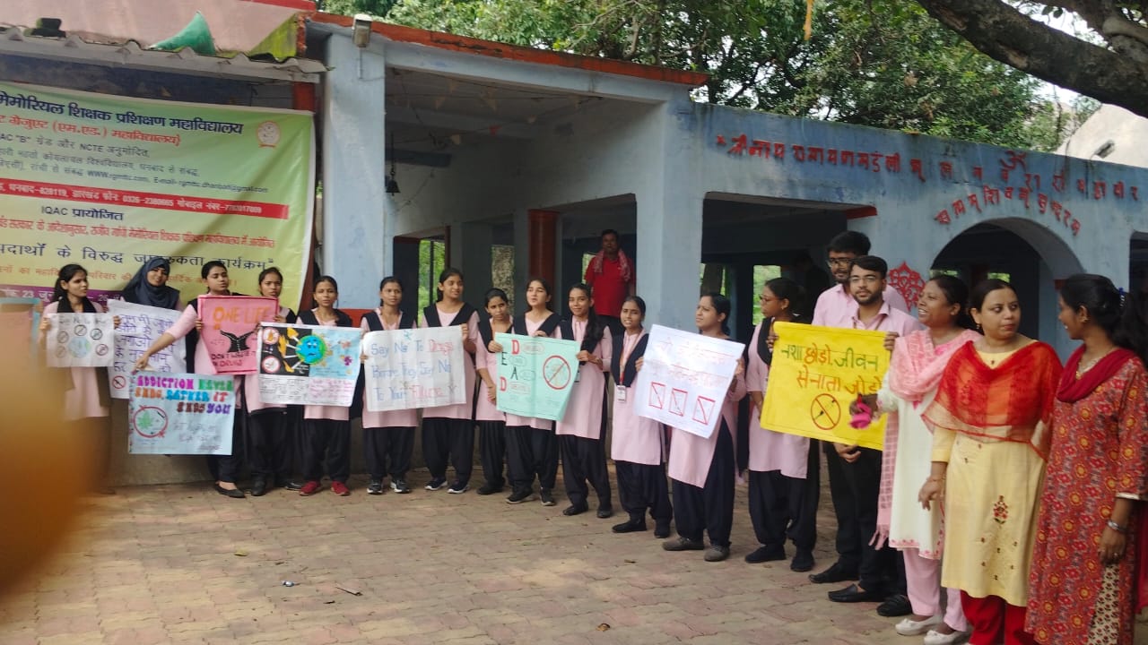 Awareness program against prohibited drugs